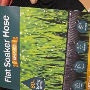 Flat Soaker Hose 75 Ft 1/2 Inch Diameter